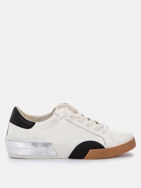 Dolce Vita Zina Sneakers White Black Leather
